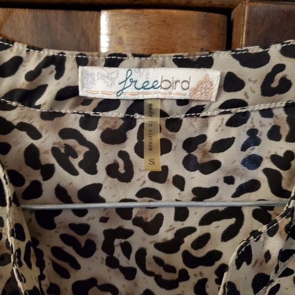Freebird leopard print blouse - Picture 2 of 5